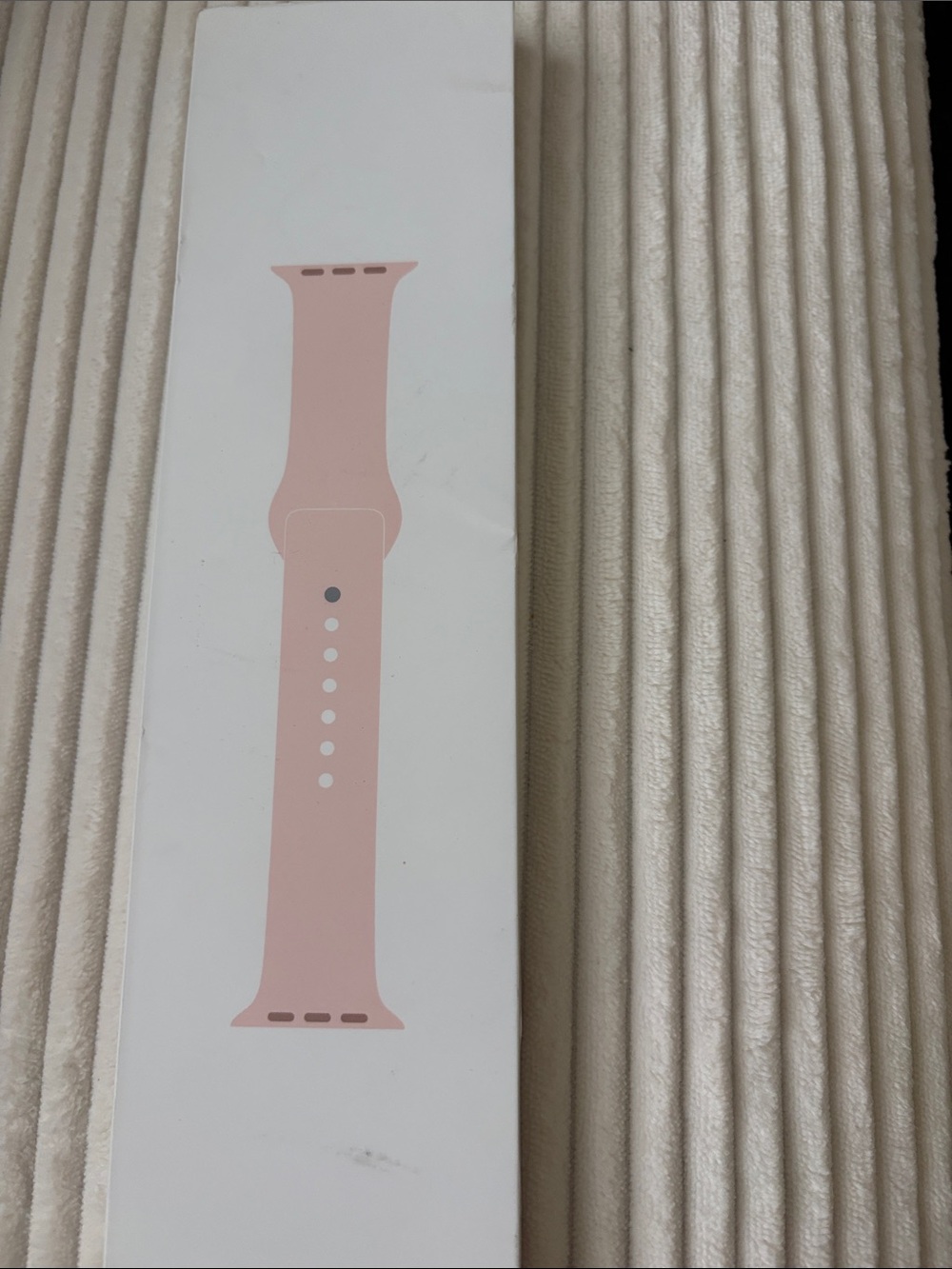 Apple Pink Silicone Sport Band for Smartwatch Applewatch SE & series 6